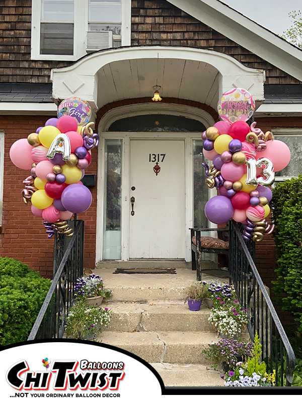 Birthday Balloon Garland