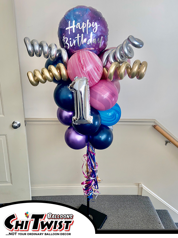 Galaxy Detailed Balloon Pole