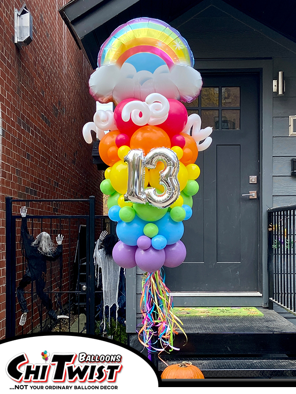 Rainbow Garland Pole