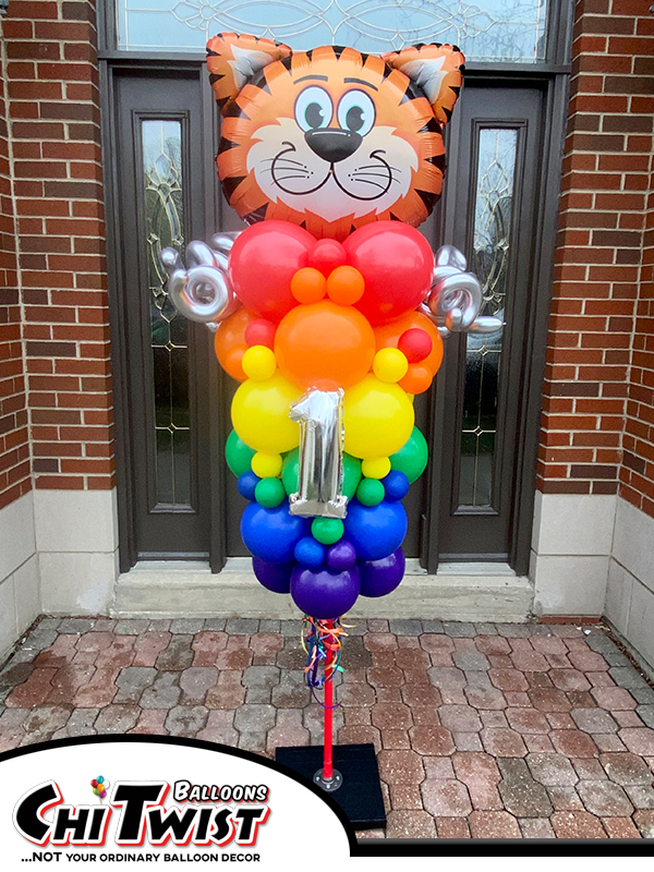 Tiger Rainbow Garland Pole