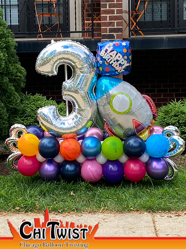 Pretty Balloon Garland