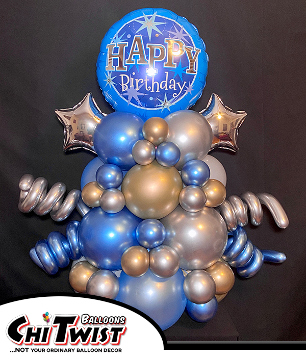 Garland Style Balloon Centerpiece