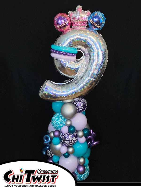 Birthday Garland Column Balloon