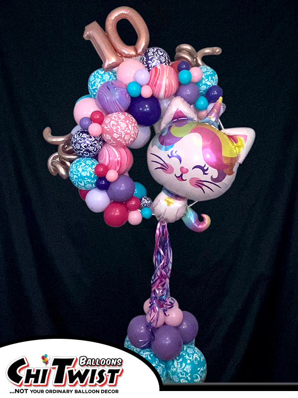 Caticorn Ring Garland Balloon