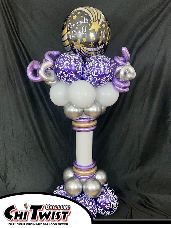 Filigree Balloon Pedestal