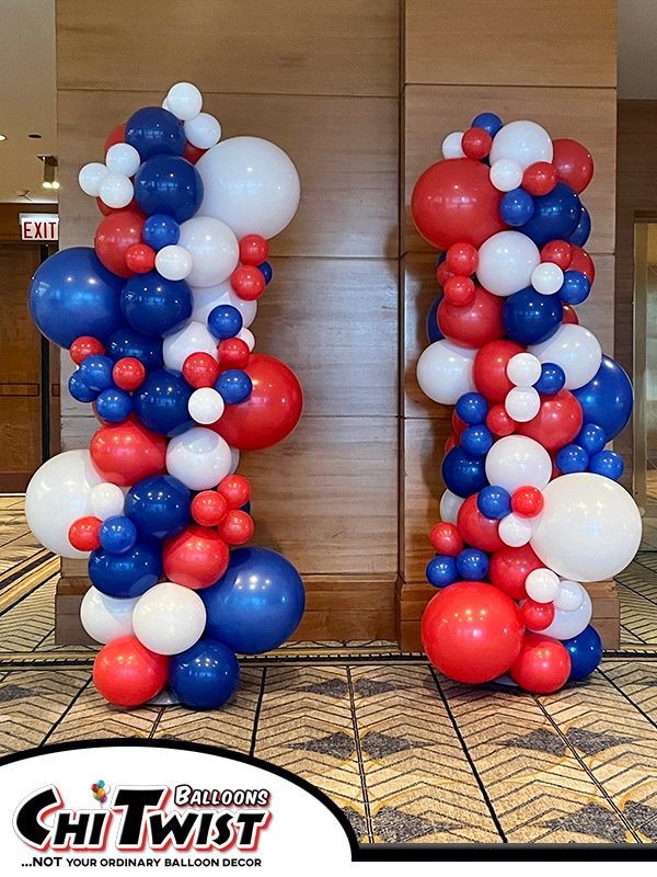 garland balloon column