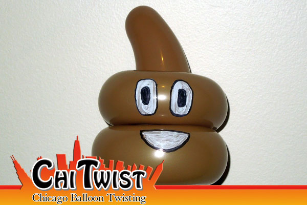 Poop Emoji Balloon