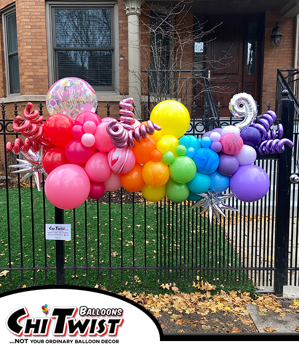 Rainbow Birthday Deluxe Garland