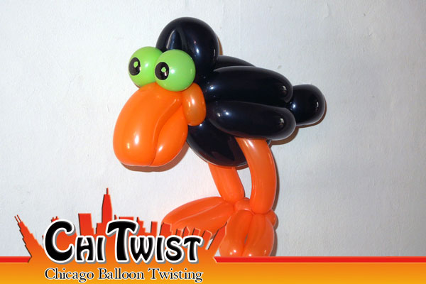 Crow Halloween Balloon