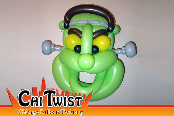 Frankenstein Mask Halloween Balloon