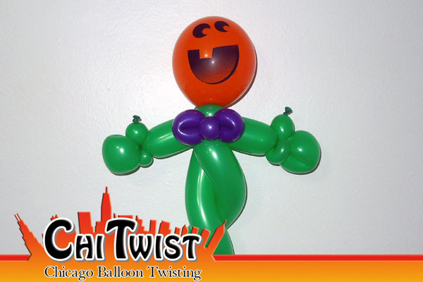 Pumpkin Wand Halloween Balloon