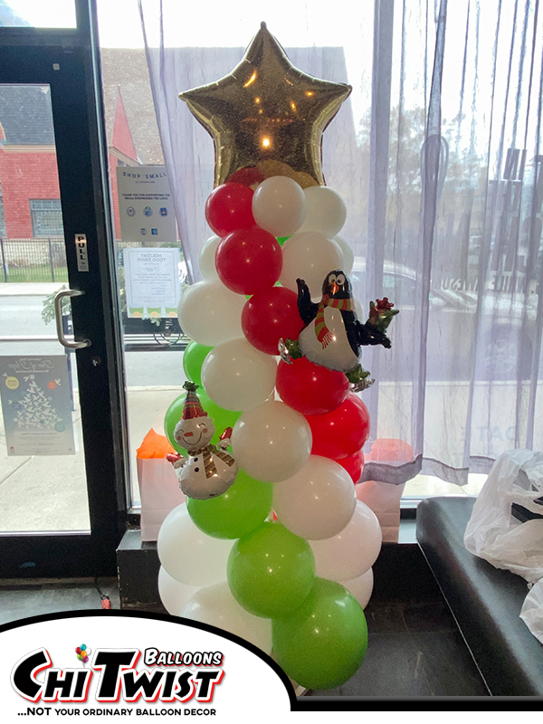 Spiral Christmas Tree Balloon