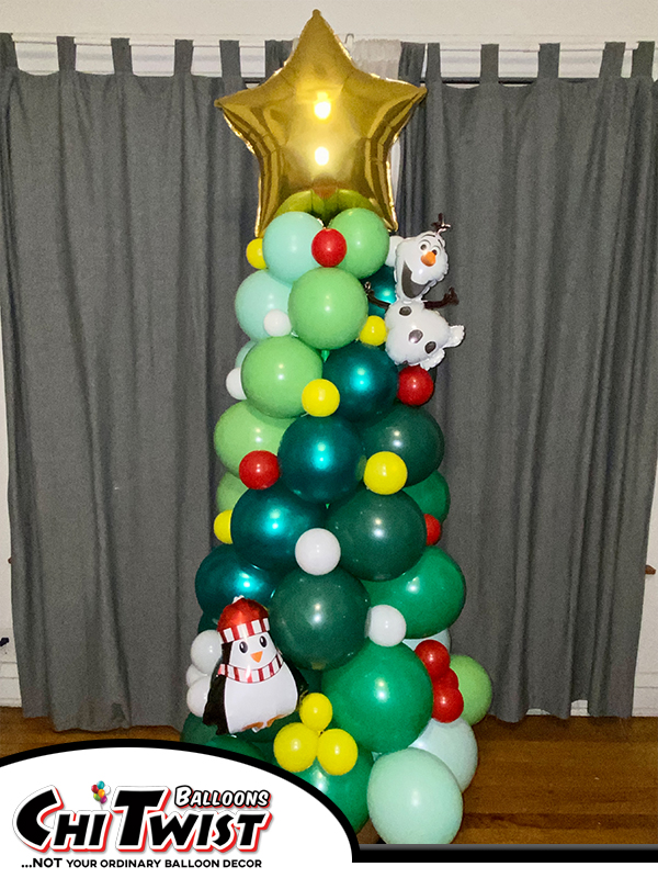 Balloon Christmas Tree