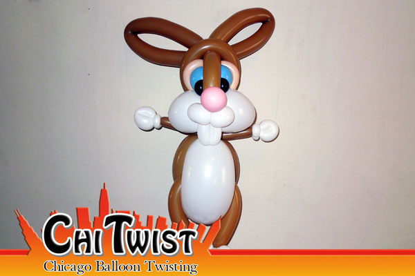 Easter Bunny Balloon Animal