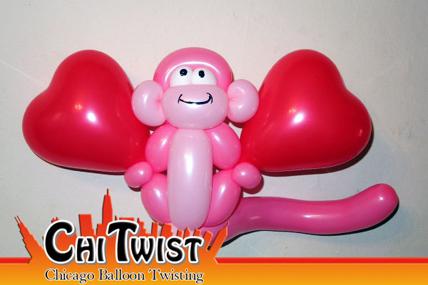 Love Monkey Valentine's Day Balloon