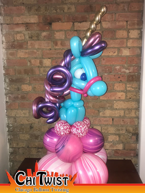 Unicorn Balloon Centerpiece