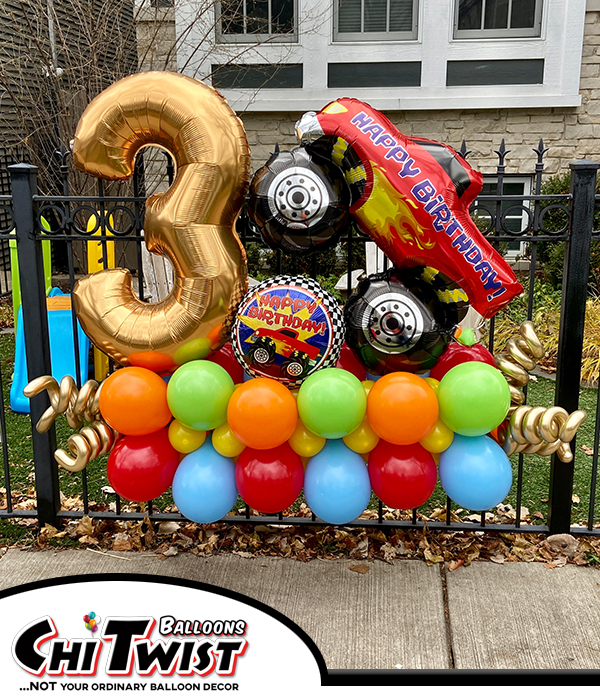 Monster Truck Balloon Marquee