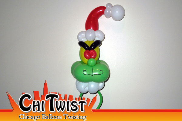 Grinch Hairband Christmas Balloon