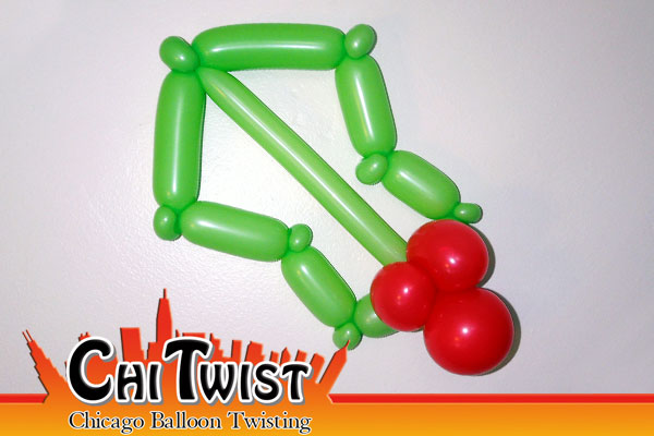 Holly Christmas Balloon