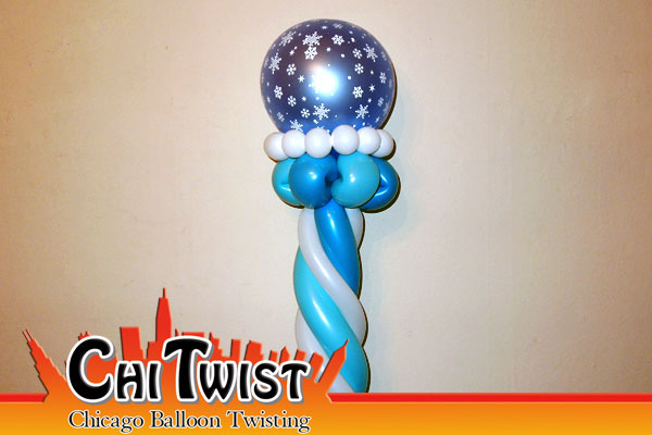 Winter Wand Christmas Balloon