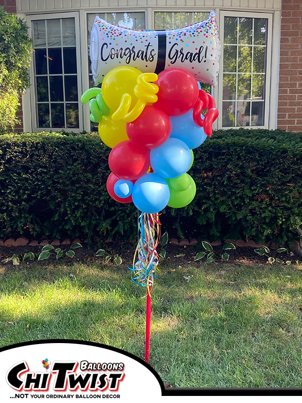 Festive Diploma Balloon Pole