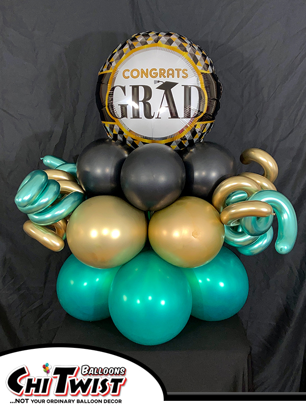 Graduation Balloon Centerpiece