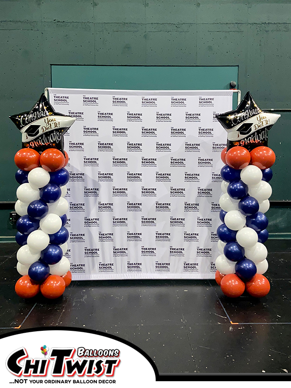 Graduation Column Balloons