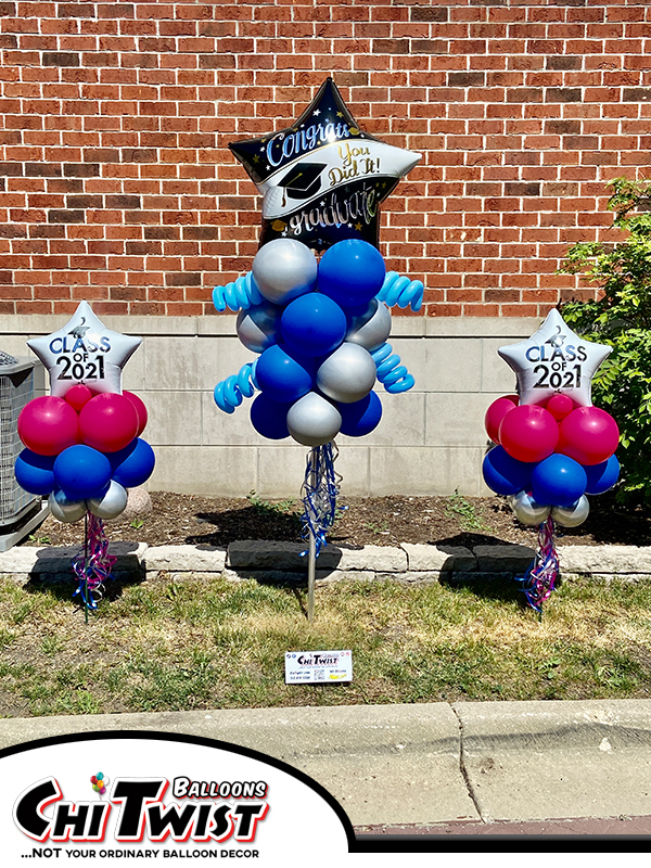 Graduation Pole Trio